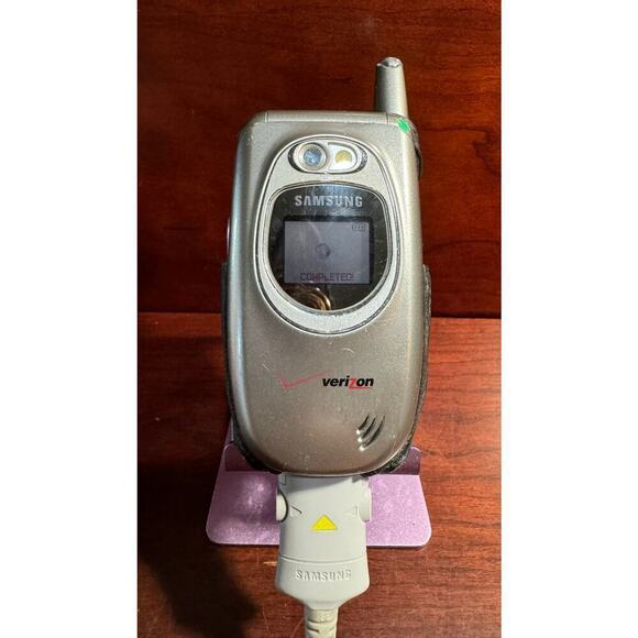 Samsung Flip Phone SCH-A670 Verizon Get It Now Camera Phone W/Box & Accessories - Picture 2 of 11